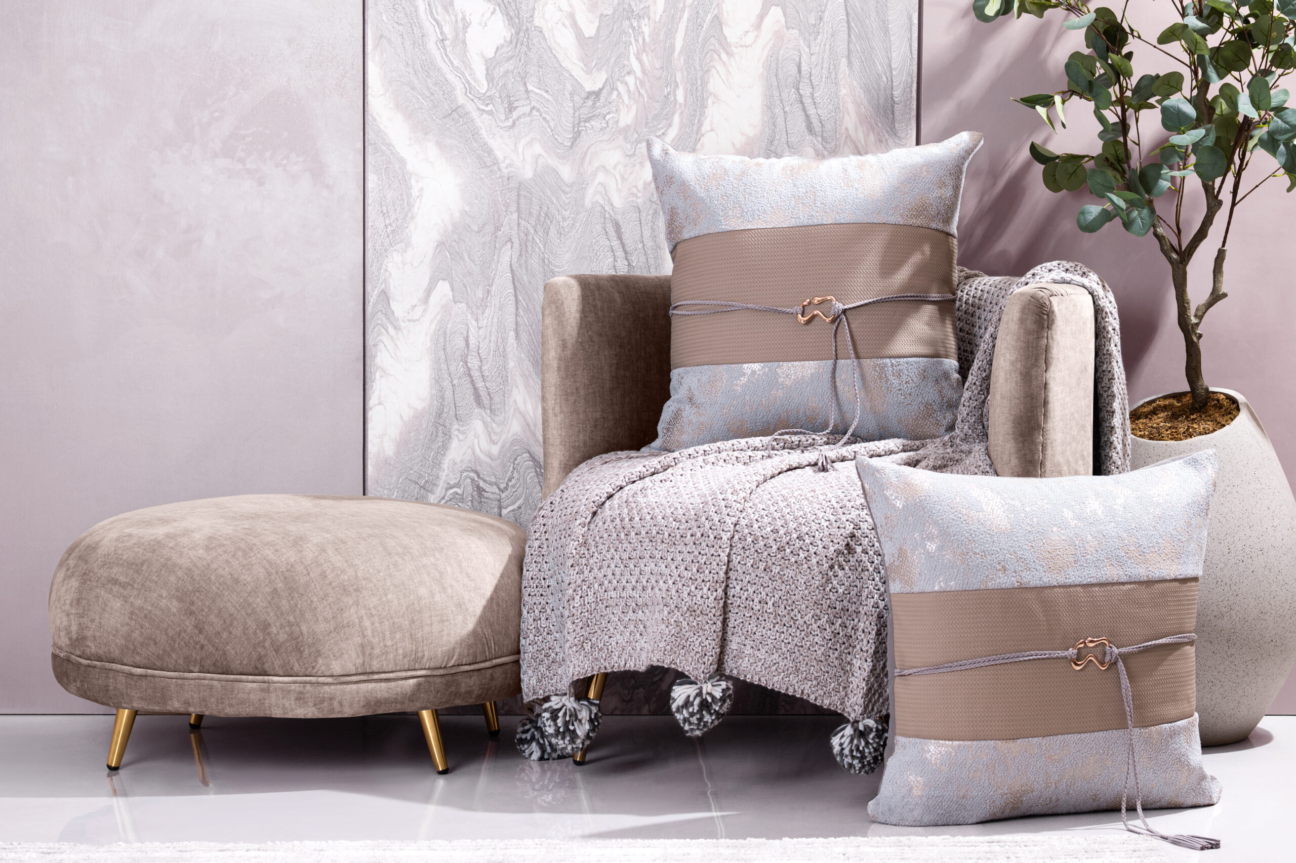 Nude Horizon Pillow Set - Image 3