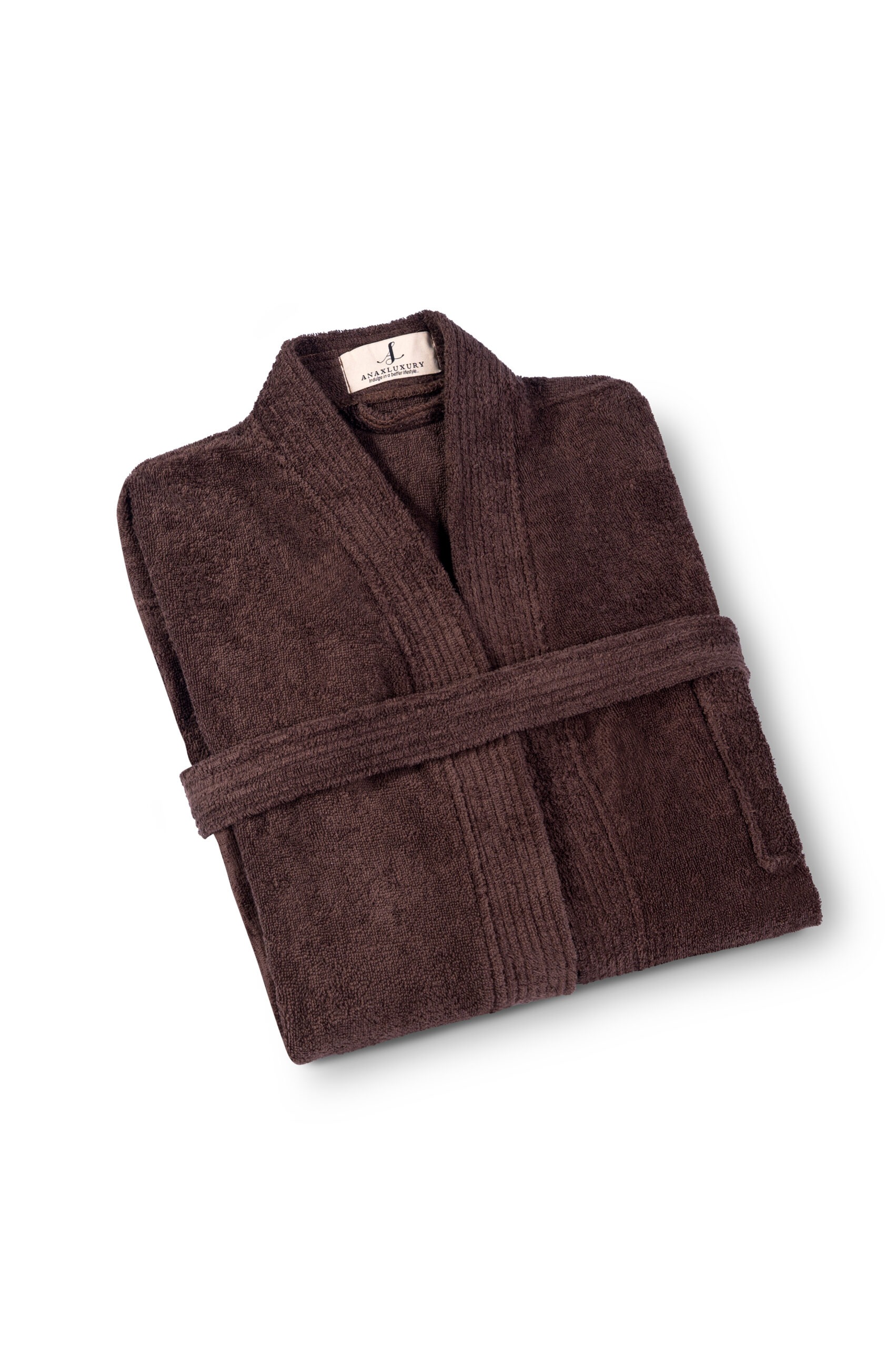 Brown Terry bathrobe - Image 3