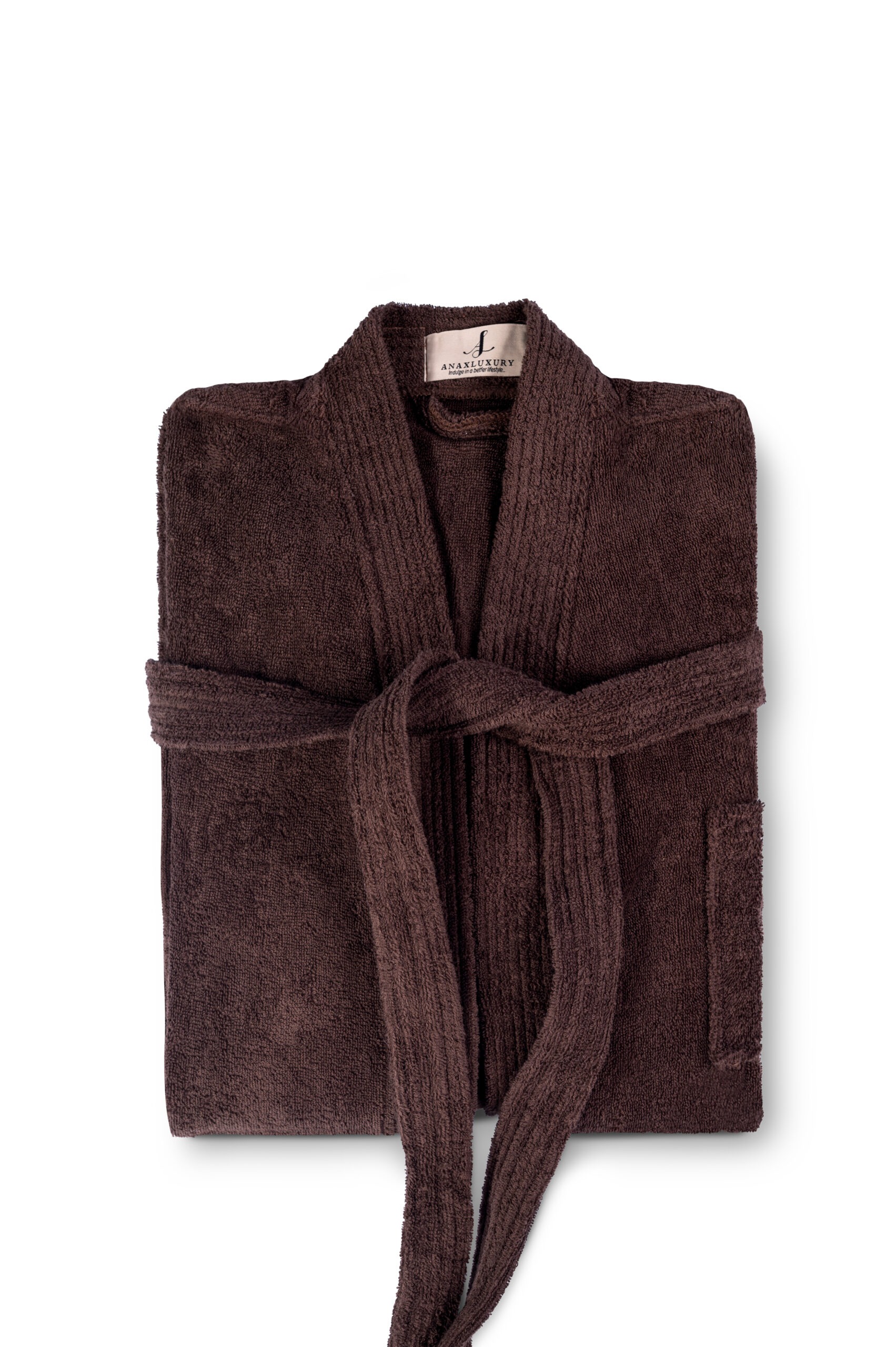 Brown Terry bathrobe - Image 4